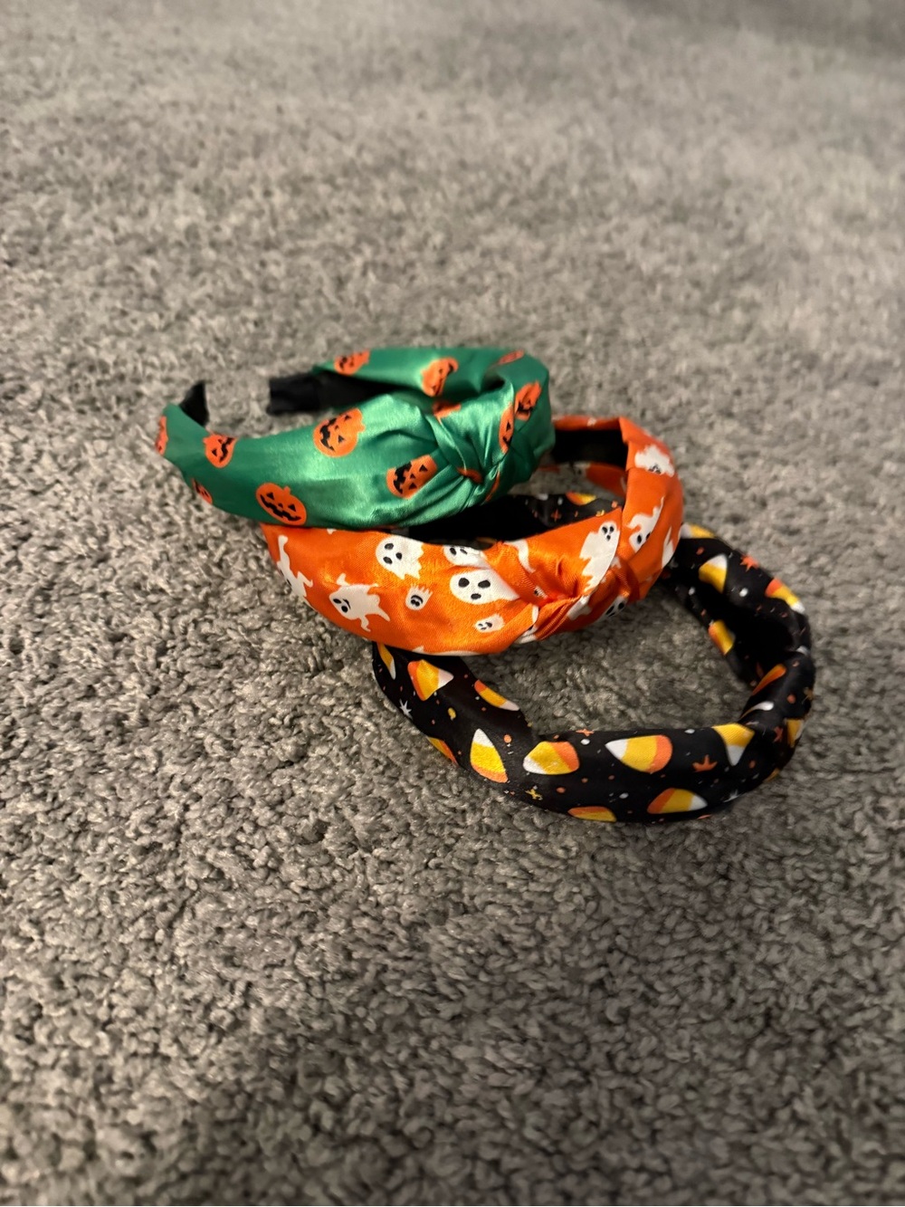 Halloween Headband Set - Candy Corn, Ghosts, Pumpkins